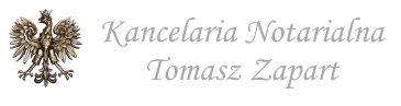 Logo Tomasz Zapart Kancelaria notarialna